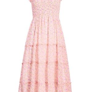 Floral Pink Maxi Dress